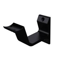Hermeta 3552-18 leuninghouder holzadel 76 mm mat zwart