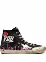 Golden Goose baskets montantes Francy - Noir