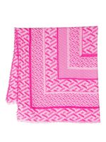 Versace écharpe à motif monogrammé - Rose
