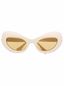 Gucci Eyewear lunettes de soleil à monture oversize - Tons neutres