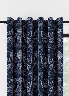 Laura Ashley Josette Middernacht Ringgordijn