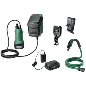 Bosch Groen GardenPump 18V-2000 | Accu Regentonpomp | incl. accu en lader - 06008C4202