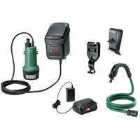 Bosch Groen GardenPump 18V-2000 | Accu Regentonpomp | incl. accu en lader - 06008C4202