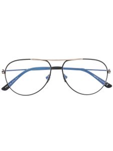 TOM FORD Eyewear lunettes de vue FT5829B à monture pilote - Noir