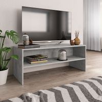 Tv-meubel 100x40x40 cm spaanplaat betongrijs - thumbnail
