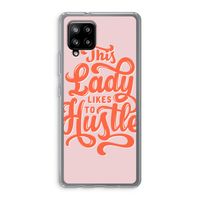 Hustle Lady: Samsung Galaxy A42 5G Transparant Hoesje