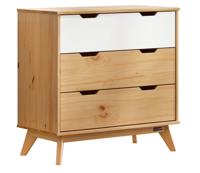 Ladekast Borneo Naturel Grenenhout 80x79x40cm FSC gecertificeerd