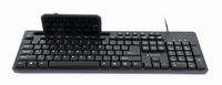 Gembird KB-UM-108 toetsenbord USB QWERTY Amerikaans Engels Zwart - thumbnail