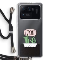I love cacti: Xiaomi Mi 11 Ultra Transparant Hoesje met koord