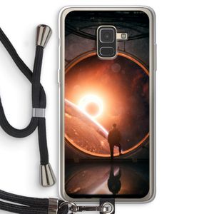 Ephemeral: Samsung Galaxy A8 (2018) Transparant Hoesje met koord