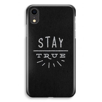 Stay true: iPhone XR Volledig Geprint Hoesje