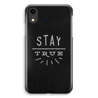 Stay true: iPhone XR Volledig Geprint Hoesje