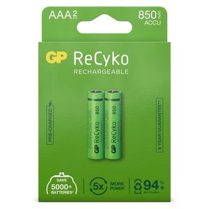 GP Batteries Rechargeable batteries 12085AAAHCE-C2 industrieel oplaadbare batterij/accu Nikkel-Metaalhydride (NiMH) 850 mAh 1,2 V