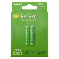 GP Batteries Rechargeable batteries 12085AAAHCE-C2 industrieel oplaadbare batterij/accu Nikkel-Metaalhydride (NiMH) 850 mAh 1,2 V - thumbnail