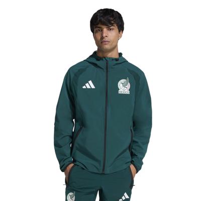 adidas Mexico Tiro Travel Trainingsjack 2026-2028 Groen Wit adidas Mexico Tiro Travel Trainingsjack 2026-2028 Groen Wit