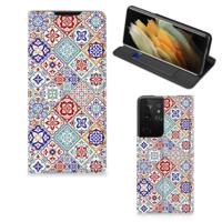 Samsung Galaxy S21 Ultra | Standcase | Tiles Color
