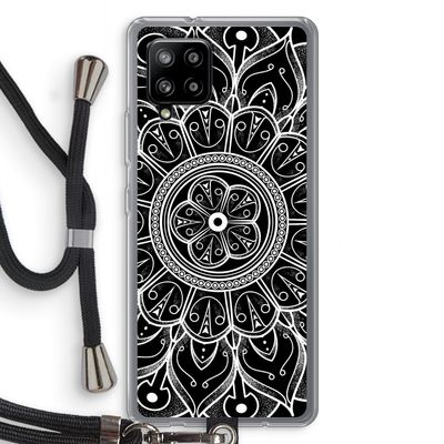 Roses Are Red: Samsung Galaxy A42 5G Transparant Hoesje met koord