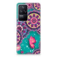 Xiaomi Poco F4 | Hoesje maken | Cirkels en Vlinders