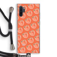 Just peachy: Samsung Galaxy Note 10 Plus Transparant Hoesje met koord