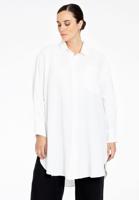 Yoek Blouse | Wit | Maat 50/52