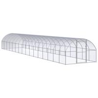 Kippenren 3x16x2 m gegalvaniseerd staal