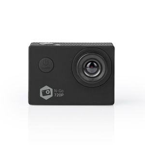 Nedis Action Cam | 720p@30fps | 5 MPixel | Zwart | 1 stuks - ACAM11BK ACAM11BK