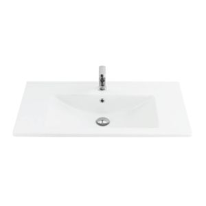 Wastafel Sanicare Q7 Keramiek 85x45 cm Wit (excl. meubel)