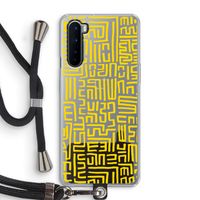 Majorelle Blue Print: OnePlus Nord Transparant Hoesje met koord