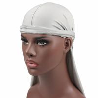 Mannelijke straat basketbal hoofddoek hip hop elastische lange staart hoed (grijs) Mannelijke straat basketbal hoofddoek hip hop elastische lange staart hoed (grijs)