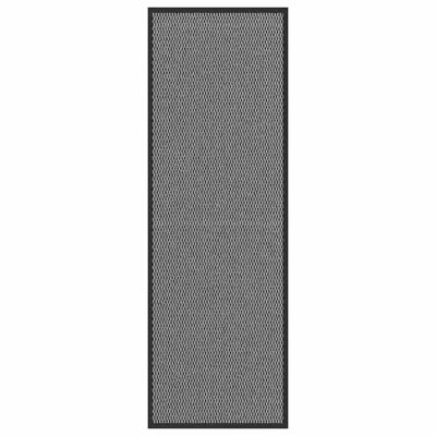 Deurmat 60x180 cm antracietkleurig