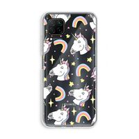 Rainbow Unicorn: Huawei P40 Lite Transparant Hoesje