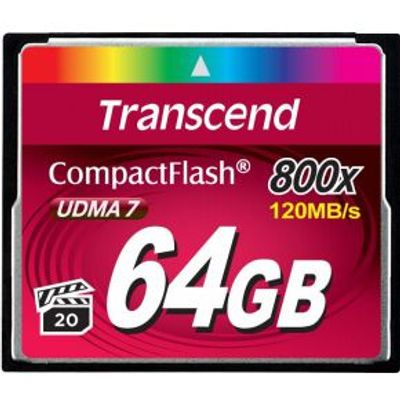 Transcend Compact Flash 64GB 800x