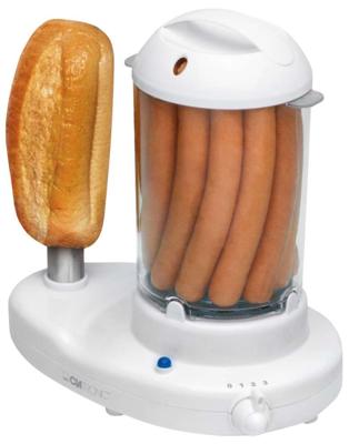 Clatronic HDM 3420 EK Hot dog steamer 350 W Wit