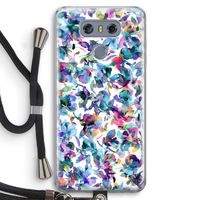 Hibiscus Flowers: LG G6 Transparant Hoesje met koord