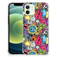 iPhone 12 Mini Anti Shock Bumper Case Punk Rock - thumbnail