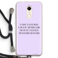 Regenboog: Xiaomi Redmi 5 Transparant Hoesje met koord
