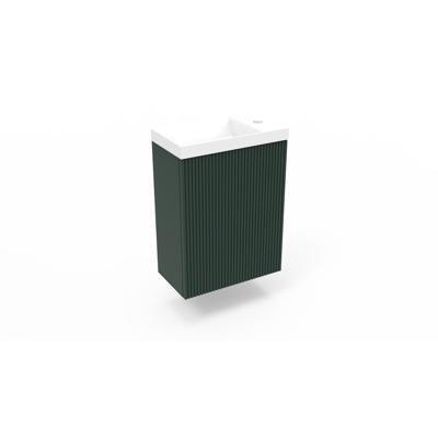 Fonteinkast Highland Green Arcqua Ridge 40x55x28 cm Incl. Fontein Glans Wit Zonder Overloop