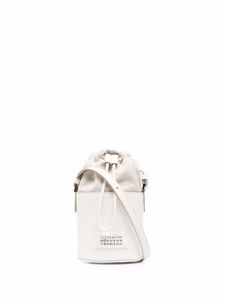 Maison Margiela mini sac seau 5AC - Blanc