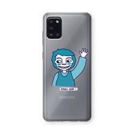 Zwaai: Samsung Galaxy A31 Transparant Hoesje