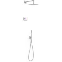 Regendouche set electronisch Tres Shower technology | Inbouw | Thermostaatkraan | 2-weg | Rond | Chroom - thumbnail