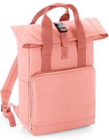 Atlantis BG118 Twin Handle Roll-Top Backpack - Blush-Pink - 28 x 38 x 12 cm