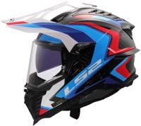 LS2 Helmet mx701 expl. car.fr.ii l wh/blue/bl