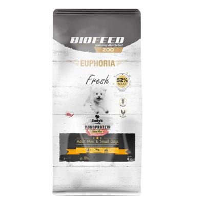 BIOFEED Euphoria Fresh Adult Mini & Small Monoprotein Turkey - droog hondenvoer - 8kg
