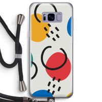 Illustratieve pop 3: Samsung Galaxy S8 Transparant Hoesje met koord