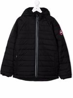 Canada Goose Kids doudoune à patch logo - Noir - thumbnail