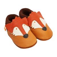 Orangenkinder babyslofjes Fox light brown Maat - thumbnail