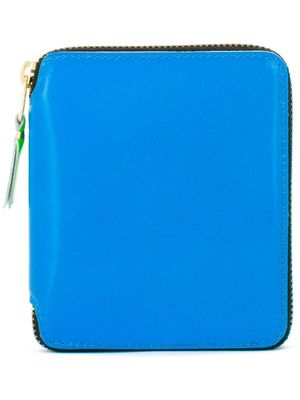 Comme Des Garçons Wallet portefeuilles zippé - Bleu