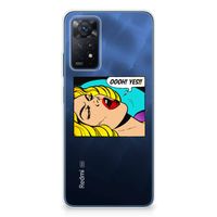 Xiaomi Redmi Note 11 Pro 5G Silicone Back Cover Popart Oh Yes - thumbnail