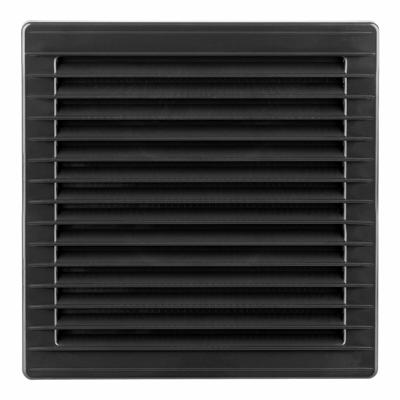 Ventilatierooster EDM 87726 Antraciet 17 x 17 x 1,15 cm Muggennet Ventilatierooster EDM 87726 Antraciet 17 x 17 x 1,15 cm Muggennet