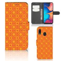 Samsung Galaxy A30 | Telefoon Hoesje | Batik Oranje